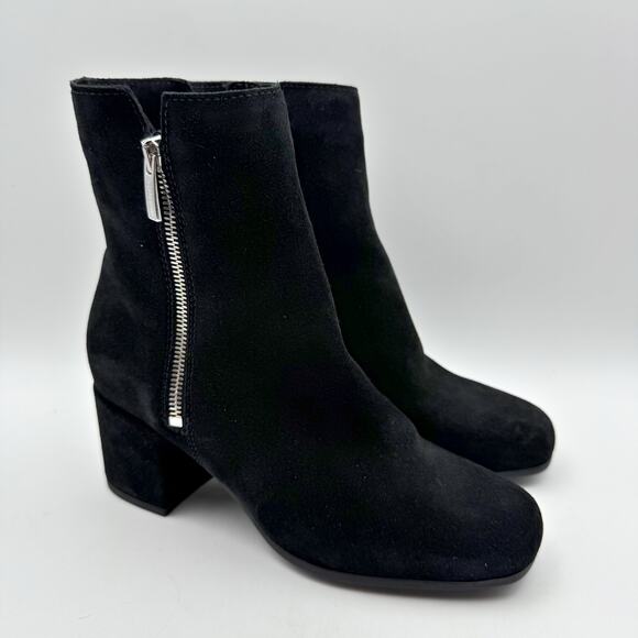 La Canadienne Womens James Ankle Booties US 5.5 M Black Suede Waterproof NWOB - Picture 6 of 13